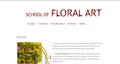 Desktop Screenshot of floristartschool.com